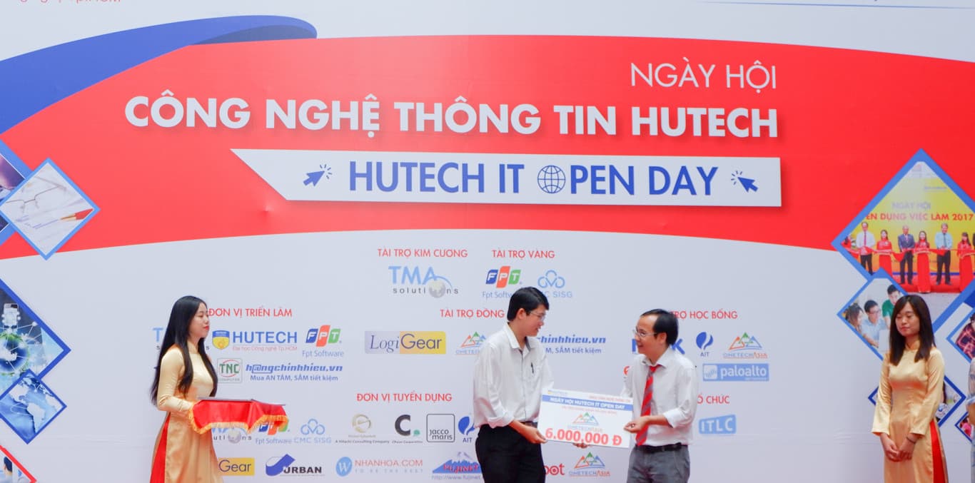 ONETECH ASIA là nhà tài trợ đồng hành trong HUTECH IT open day