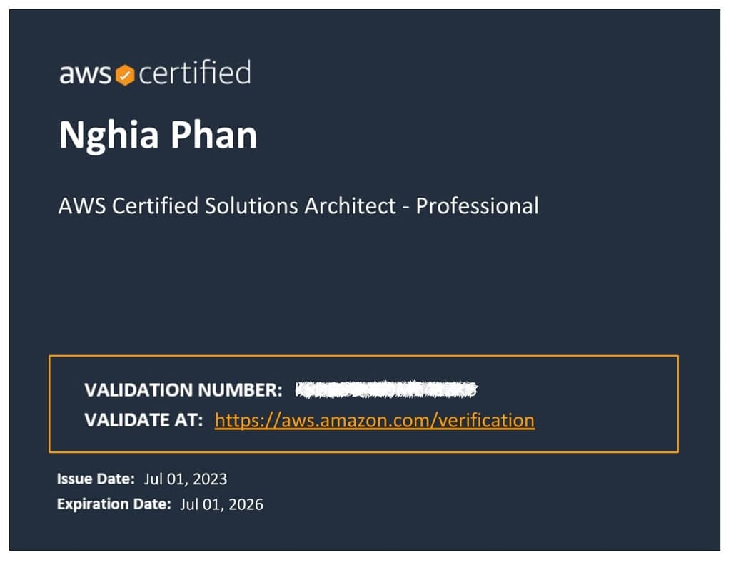 ONETECH ASIA - AWS Certified Solutions Architect - Professional 2023