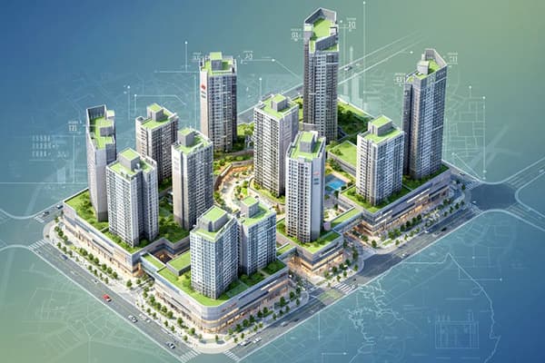 国際プロジェクト・商業施設のBIMモデル