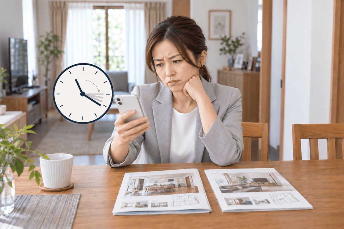 その間に、お客様の熱が冷める