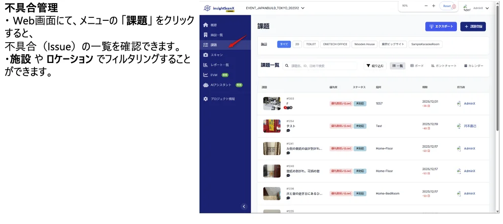 課題管理