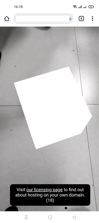 図17.得られた白いボックスは床に置かれます。