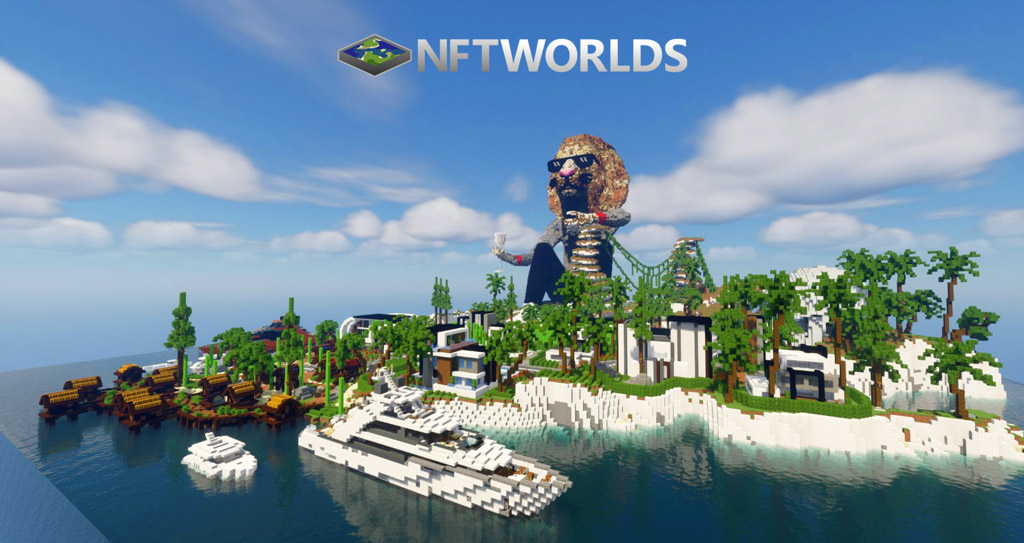 NFT Worlds thế giới 3D voxel Minecraft quen thuộc