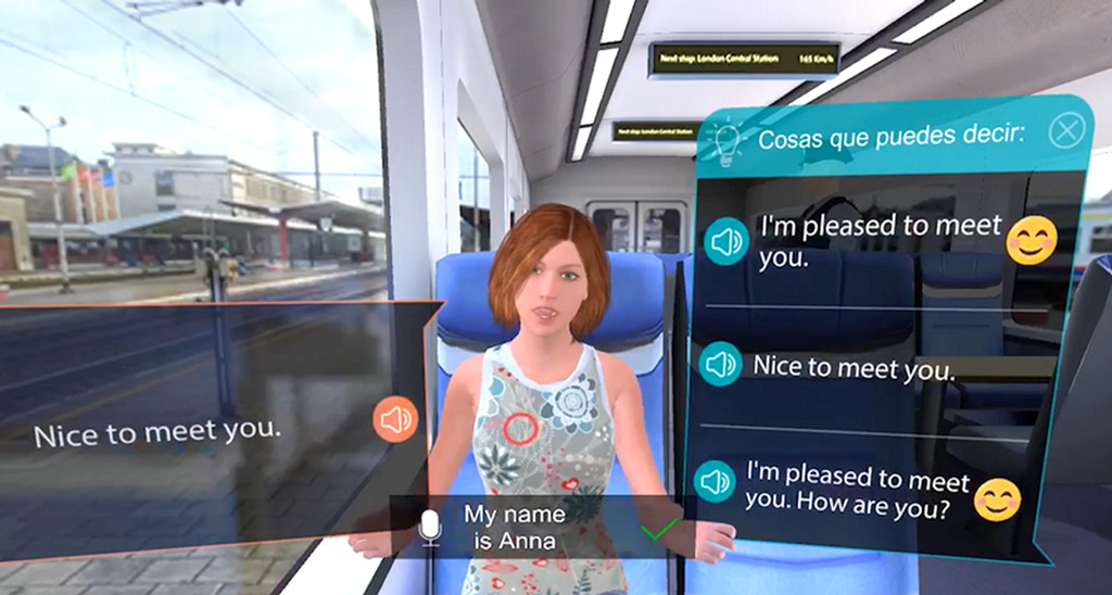 Học tiếng Anh với ứng dụng VR Assistant