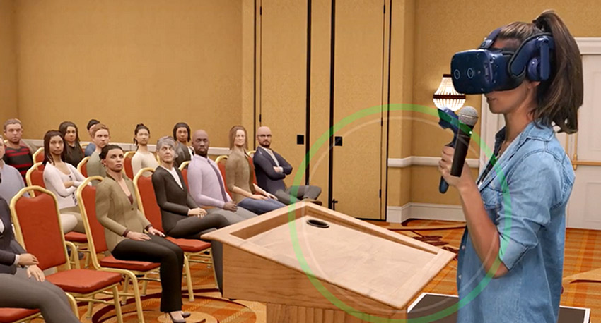 Rèn luyện kỹ năng thuyết trình trước đám đông với VR