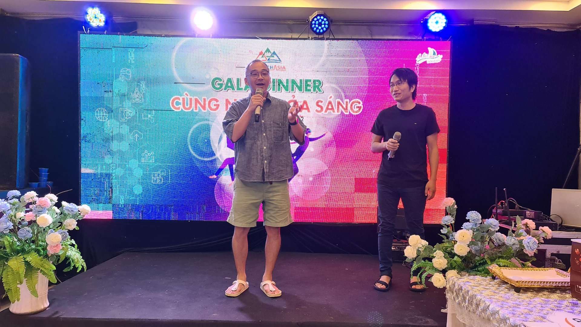 Mr Kawamotor phát biểu tại đêm Gala Dinner Phú Quốc 2022