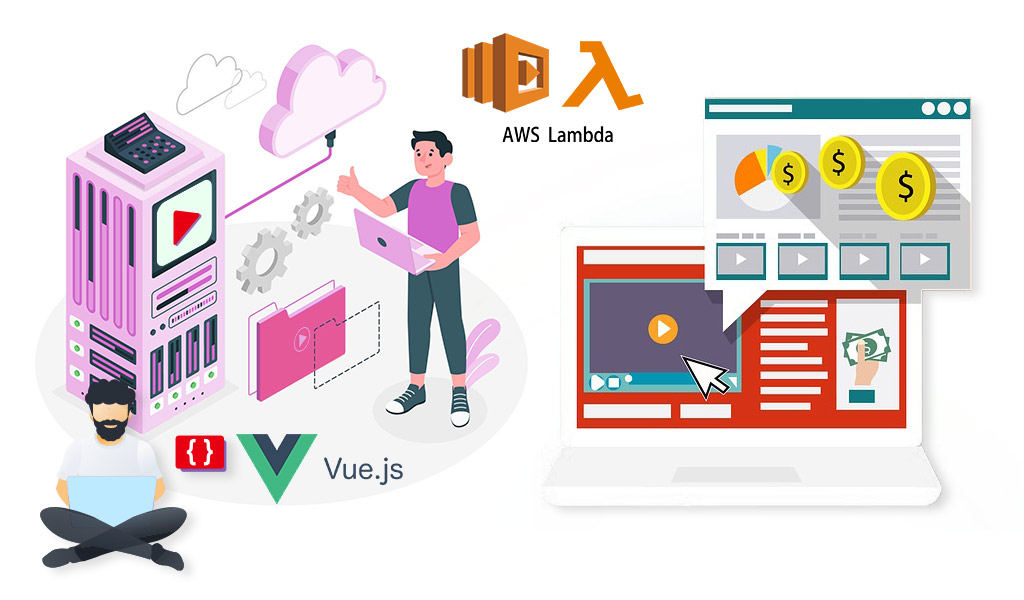 Vue.js + AWS Serverless Video Distribution System