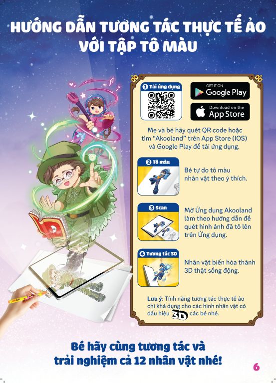 Phát triển AR Game tô màu - Akooland Colokit V2