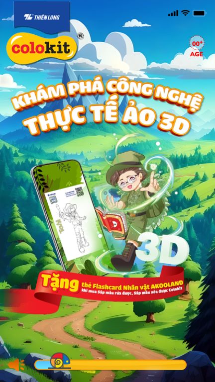 Phát triển AR Game tô màu - Akooland Colokit V2