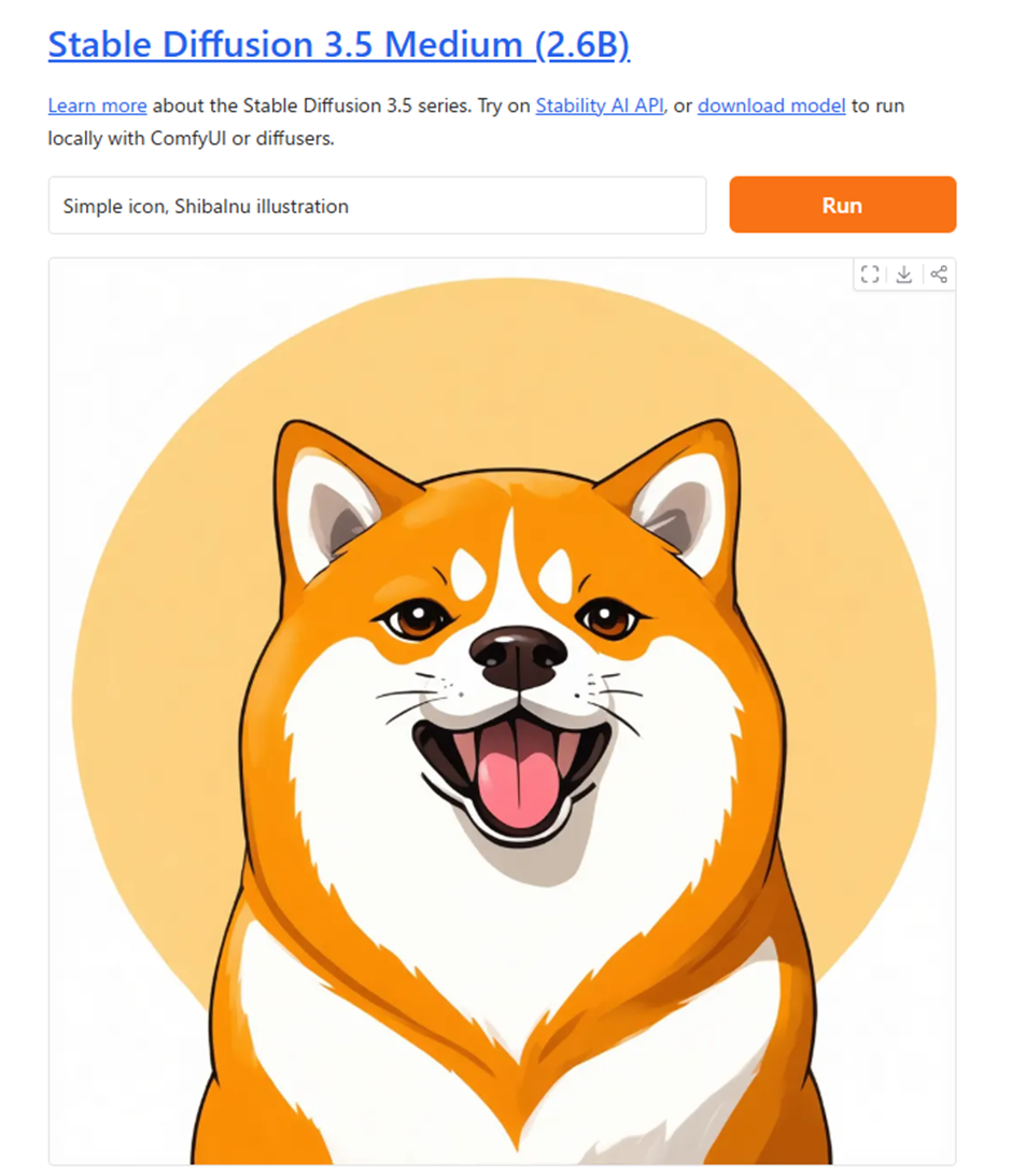 「Simple icon, ShibaInu illustration.（柴犬のイラスト、シンプルなアイコン）」