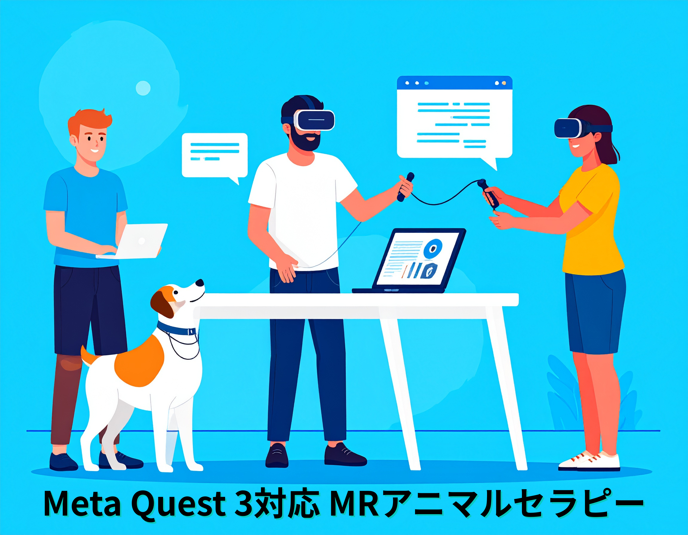 Meta Quest 3対応 MRアニマルセラピーアプリ開発