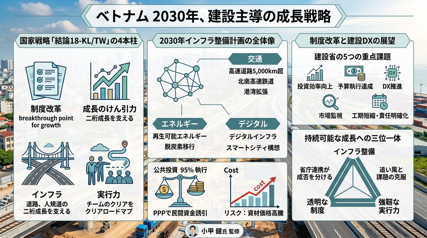 2030年インフラ整備計画の全体像と資金・リスク管理