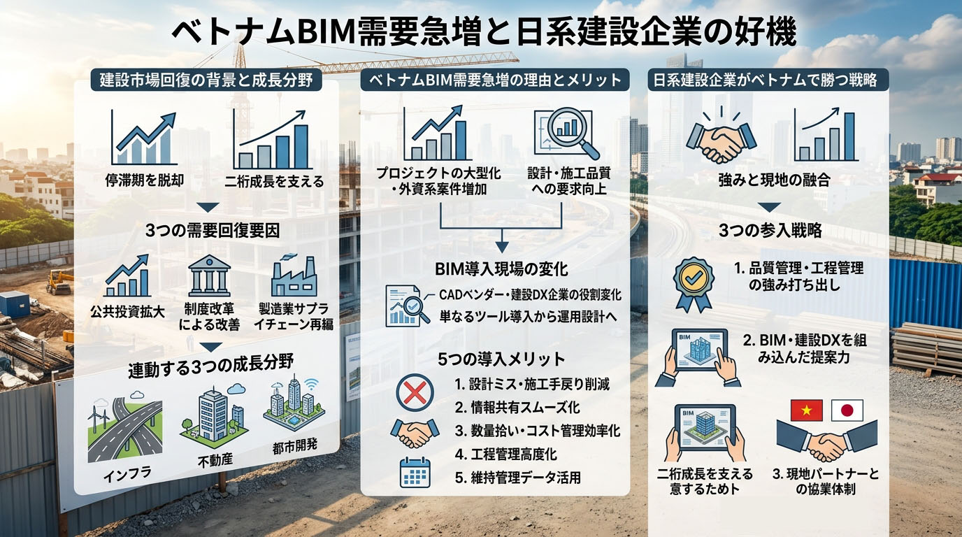 ベトナムBIM需要はなぜ急増しているのか
