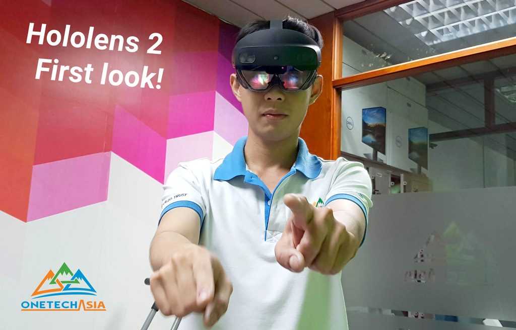 今月にHoloLens2がベトナムに到着し開発もスタートさせました。
