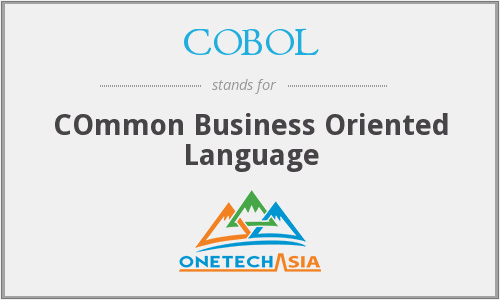 COBOL -「Common Business Oriented Language」の略称であり、主に事務用として使われています。
