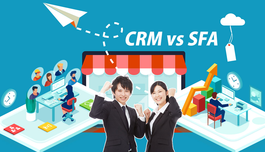 What is the difference between CRM and SFA