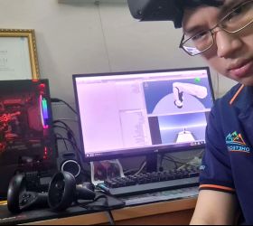 UNITYで産業用ロボットをVRアプリでコントロール