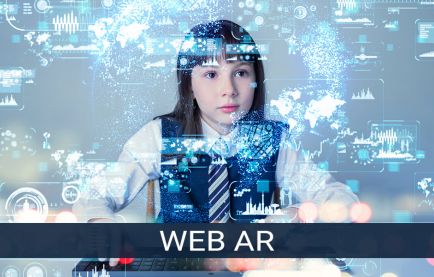 アプリのインストールが必要なくWebでARコンテンツの表示方法