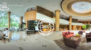 360度カメラ RICOH THETAでホテルの客室をVRに、スマホアプリをUNITYで制作