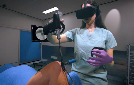 医療者向けひざ角度測定　VRトレーニングアプリ