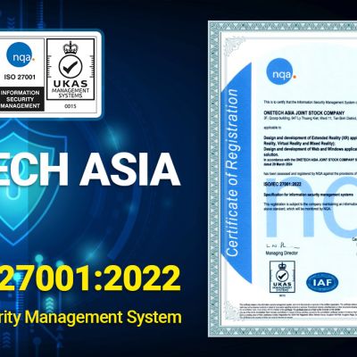 株式会社One Technology Japanの開発拠点、ONETECH ASIA JOINT STOCK COMPANYがISO/IEC 27001:2022認証を取得しシステムの安定稼働と安全性を確保