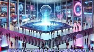 展示会イベント向けメタバースCG空間の製作