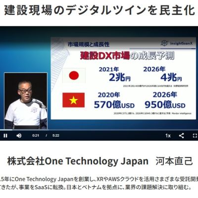 【お知らせ】NIKKEI THE PITCH 全国大会に建設DXツール、insightScanXが登場