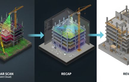 LiDAR点群→ReCap→Revitで劇的効率化！従来測量が数週間→数時間に短縮する方法