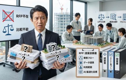 複数社の提案が全く比較できない理由。RFPなしの3つの失敗