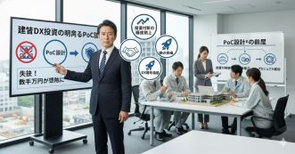 建設DX投資の明暗を分けるPoC設計｜失敗を防ぐ3つの効果