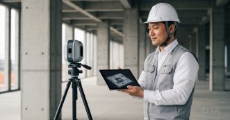 測量2日→0.5日に短縮！点群データが建設現場を変える理由