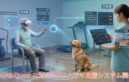 Meta Quest 3s対応 MRリハビリ支援システム開発