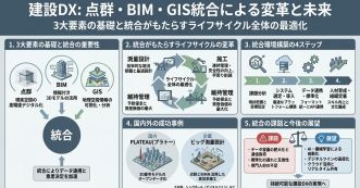 点群・BIM・GIS統合による建設DX戦略｜デジタルツイン構築と実践ガイド