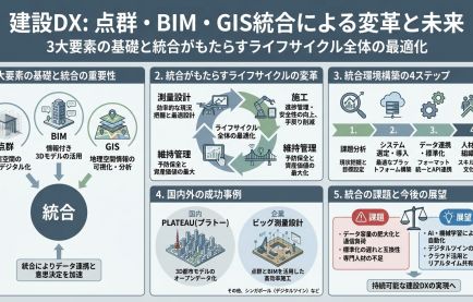 点群・BIM・GIS統合による建設DX戦略｜デジタルツイン構築と実践ガイド